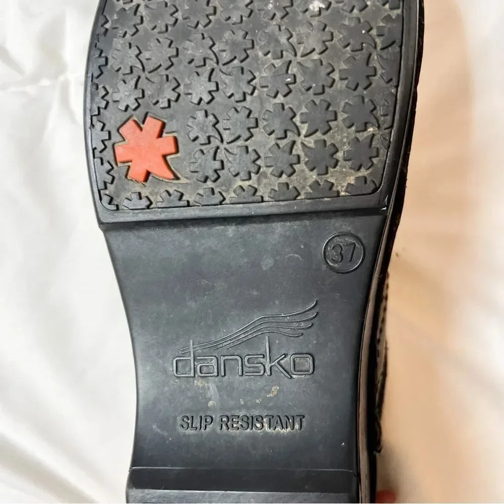 Dansko Abstract Line Print Clog Shoes - Picture 11 of 11